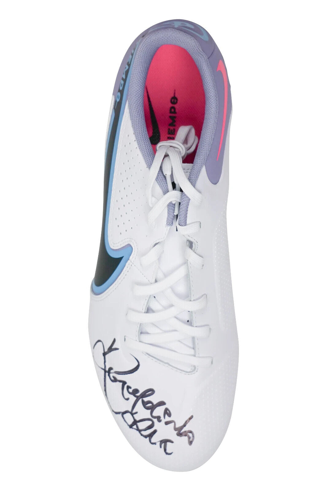 Ronaldinho Signed Nike Tiempo Soccer Cleat with Beckett COA