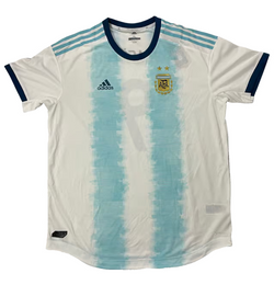 Sergio Aguero Signed Argentina FC Soccer Jersey #9 with Beckett COA