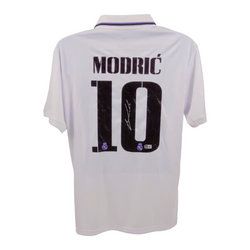 Luka Modric Signed Real Madrid FC Home Soccer Jersey #10 with Beckett COA