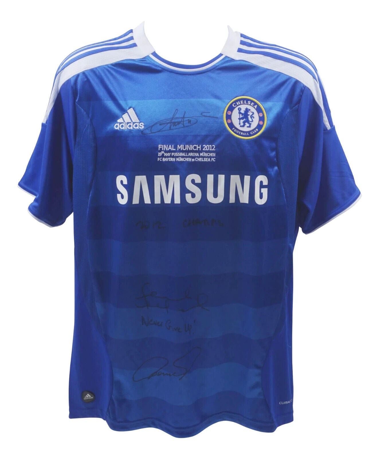 Torres, Drogba & Lampard Signed Chelsea Soccer Jersey Inscribed with Beckett COA