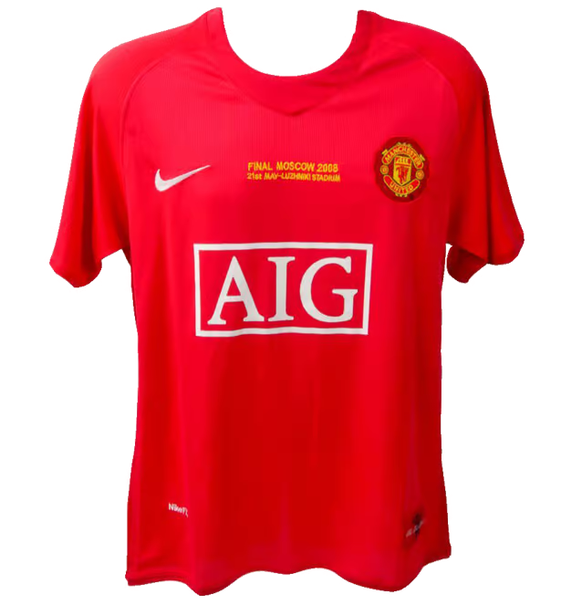 Wayne Rooney Signed Manchester United UCL Final Soccer Jersey with Beckett COA