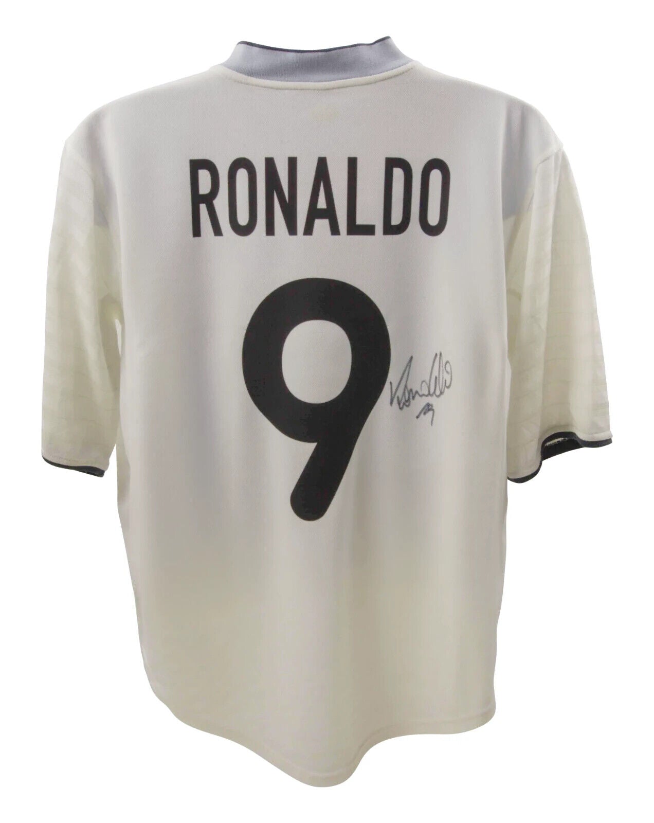 Ronaldo Nazario Signed Inter Milan Away Soccer Jersey #9 with Beckett COA