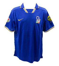 Gianfranco Zola Signed Italy FC Home Soccer Jersey #21 with Beckett COA