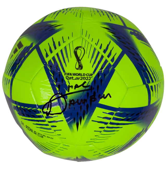 Alexis Mac Allister Signed 2022 World Cup Soccer Ball with Beckett COA