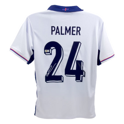 Cole Palmer Signed England FC Home Soccer Jersey #24 with Beckett COA