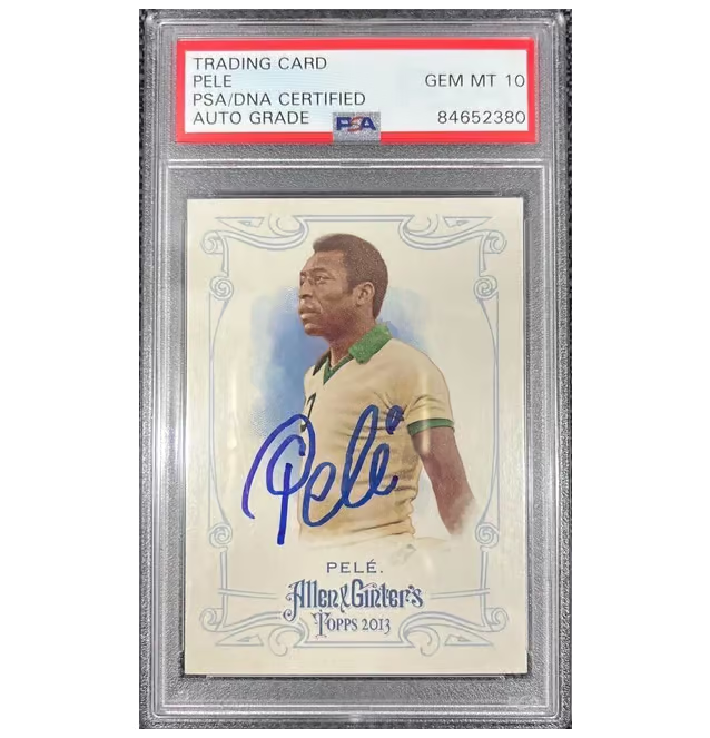 Pele Signed 2013 Topps Allen & Ginter's – PSA 10 Autograph