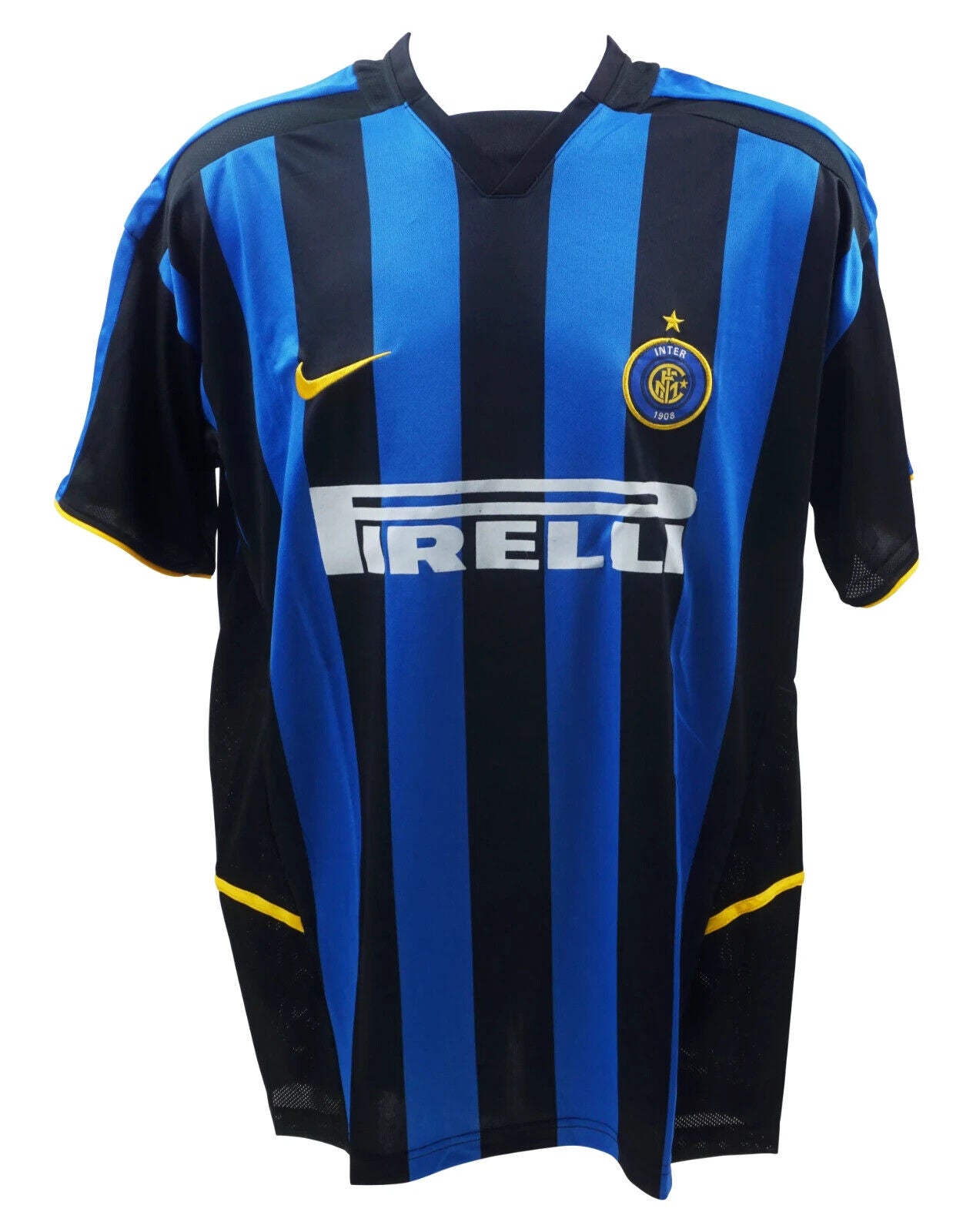 Christian Vieri Signed Inter Milan Home Soccer Jersey #32 with Beckett COA