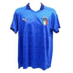 Leonardo Bonucci Signed Italy FC Home Soccer Jersey #19 with Beckett Witness