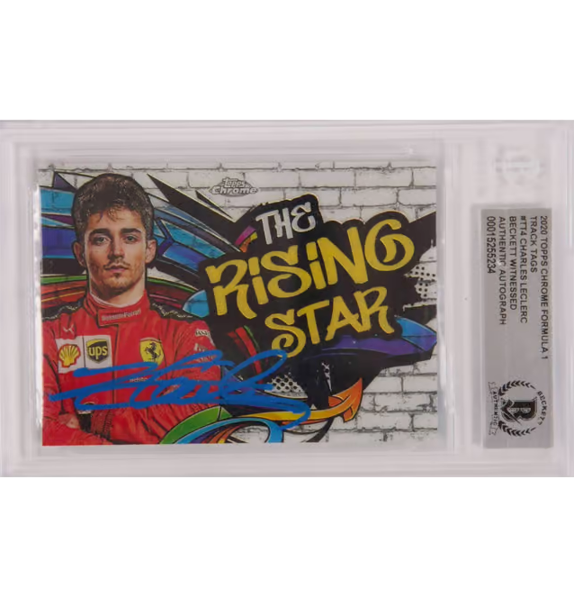 Charles Leclerc Signed 2020 Topps Chrome F1 Track Tags – BGS Authentic