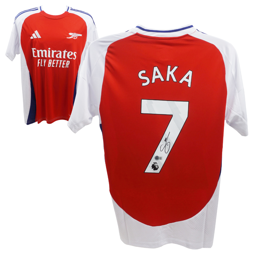 Bukayo Saka Signed Arsenal FC Soccer Jersey #7 with Beckett COA