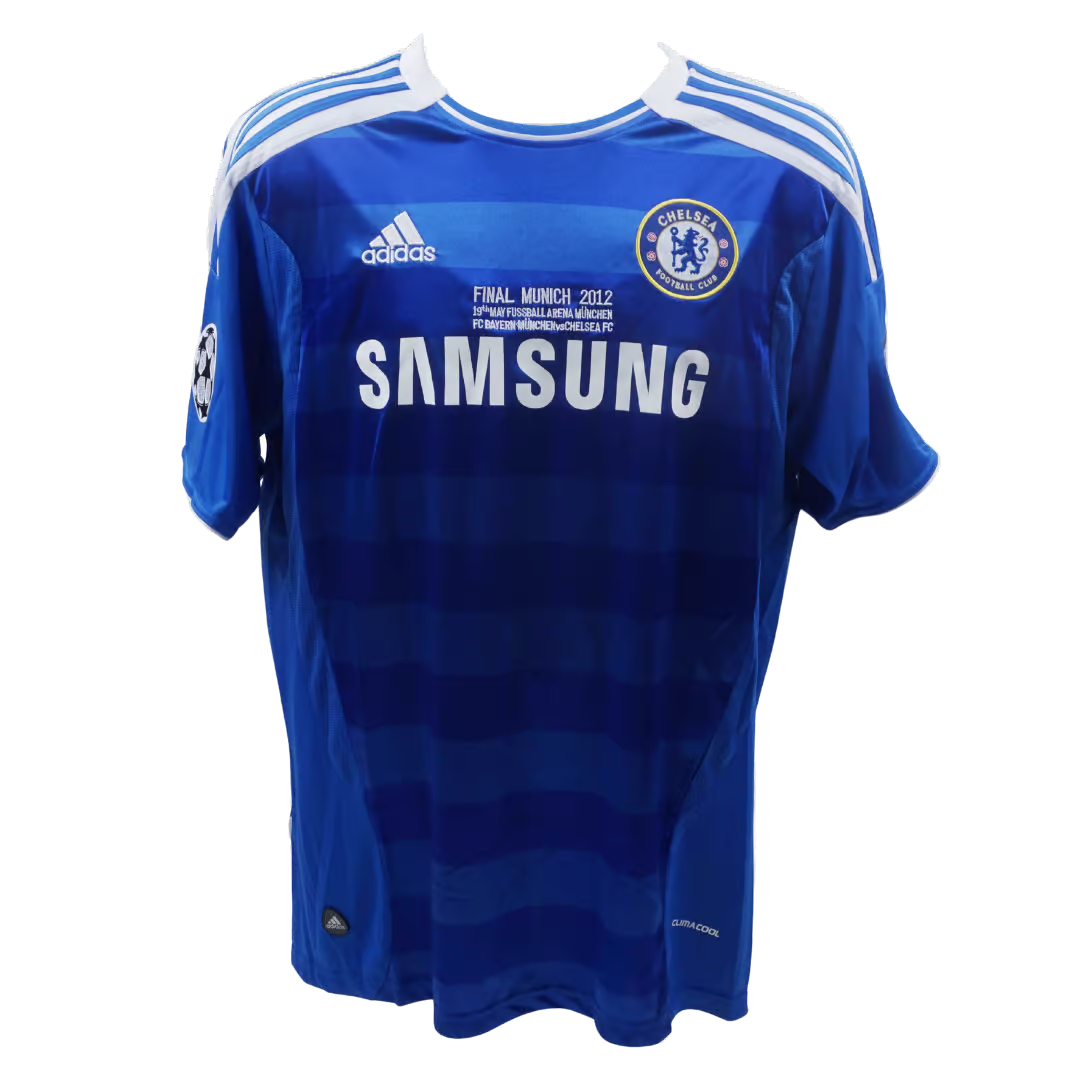 Fernando Torres Signed 2012 UCL Final Chelsea Soccer Jersey #9 with Beckett COA