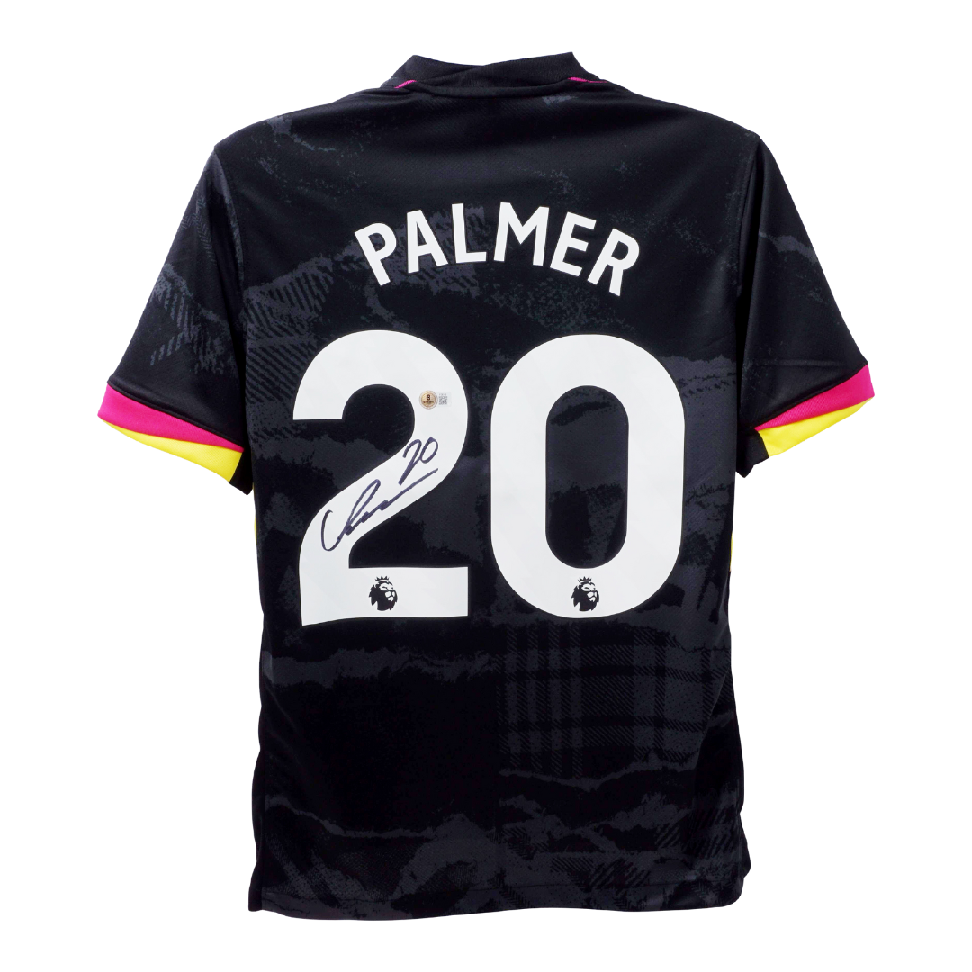 Cole Palmer Signed Chelsea FC Away Soccer Jersey #20 with Beckett COA