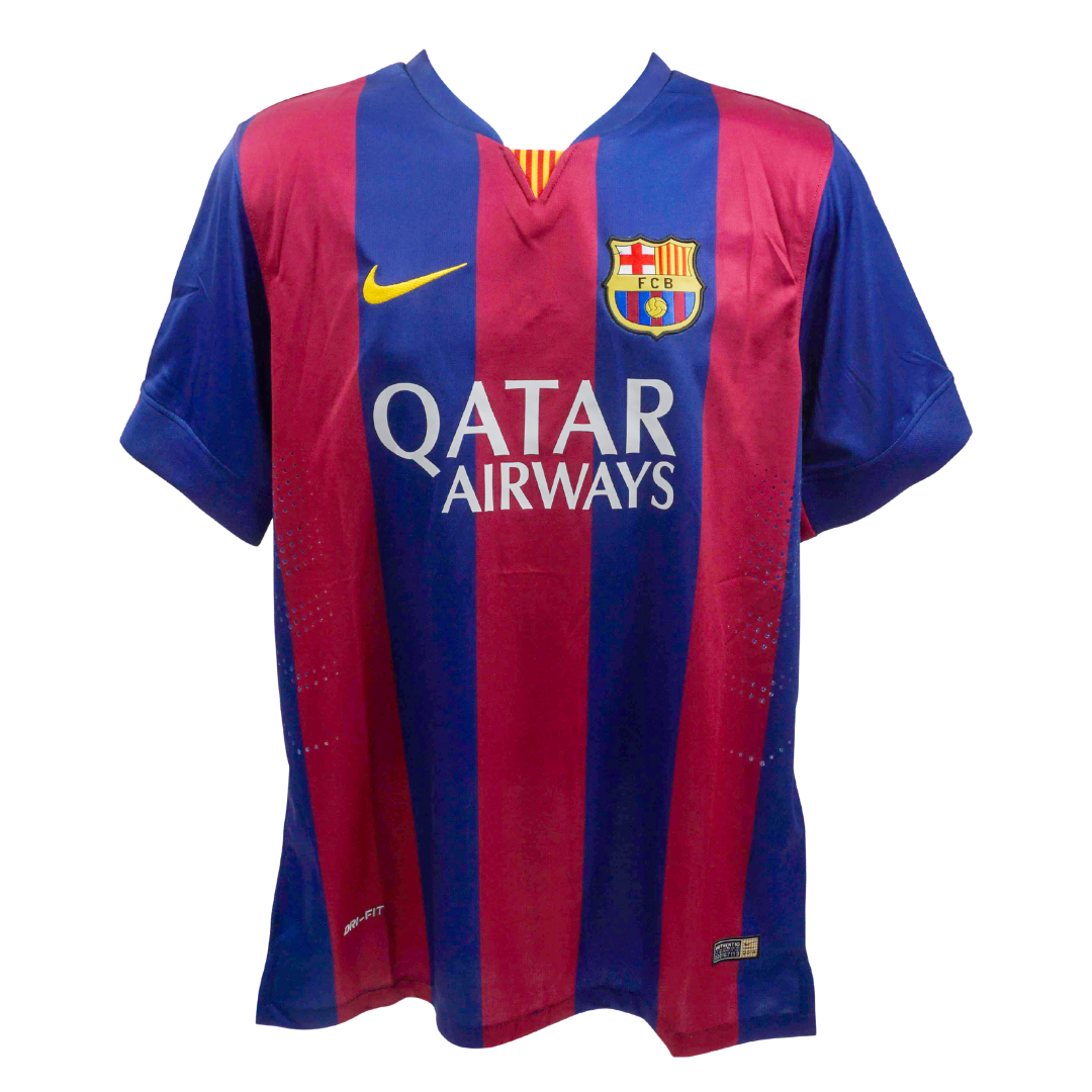 Pedro Signed FC Barcelona Home Soccer Jersey #7 with Beckett COA