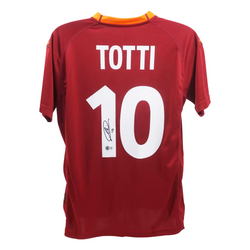 Francesco Totti Signed AS Roma Home Soccer Jersey #10 with Beckett Witness