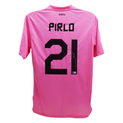 Andrea Pirlo Signed Juventus Away Soccer Jersey #21 with Beckett Witness