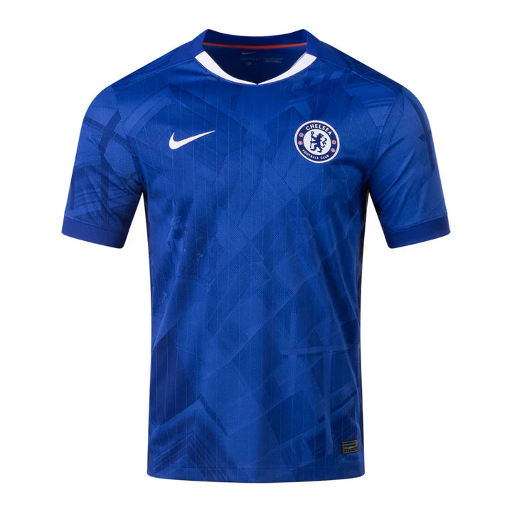 Framed Enzo Fernandez Signed Chelsea FC 2025-26 Home Soccer Jersey #8 with Beckett Witness