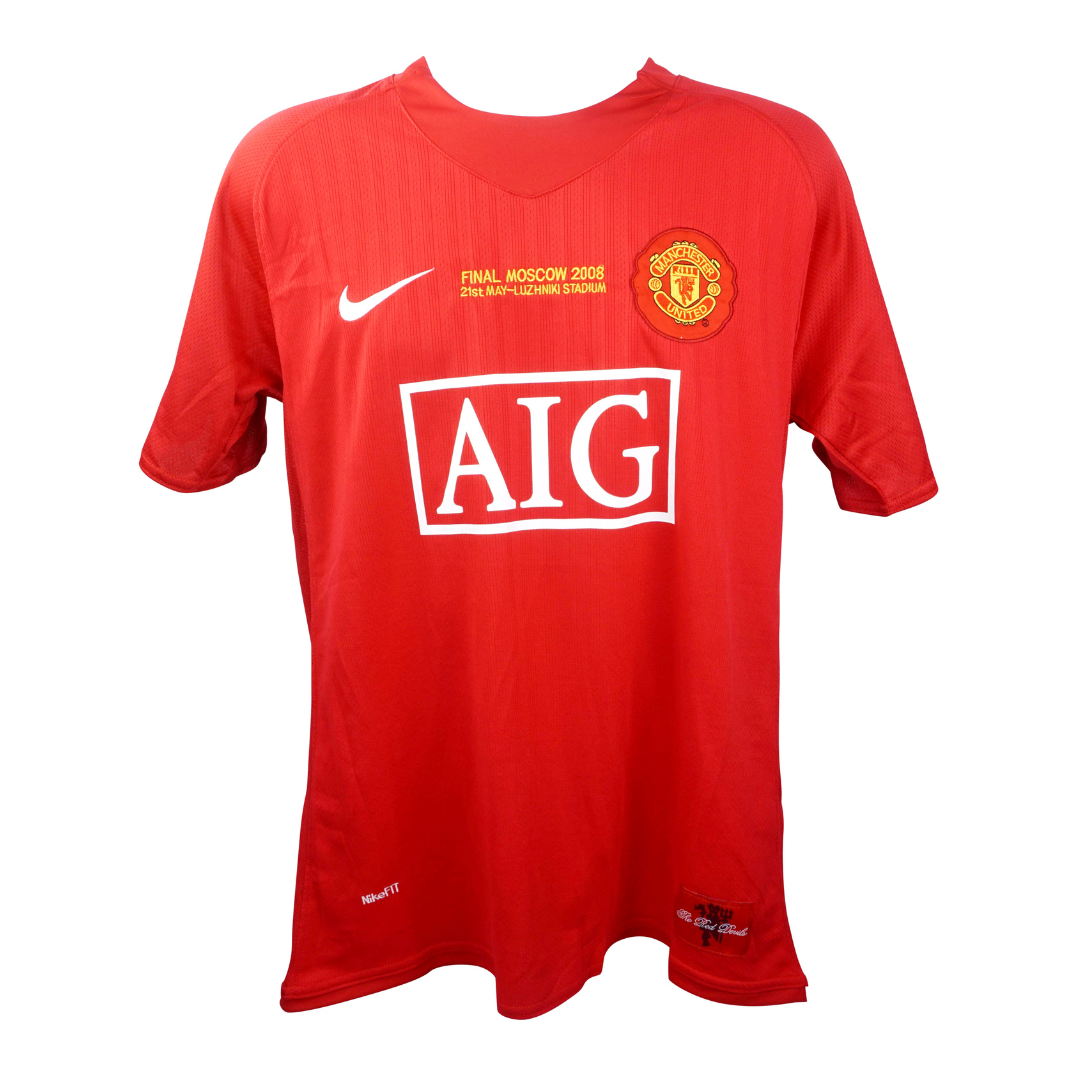 Ryan Giggs Signed Manchester Utd 08 UCL Final Jersey #11 with Beckett Witness
