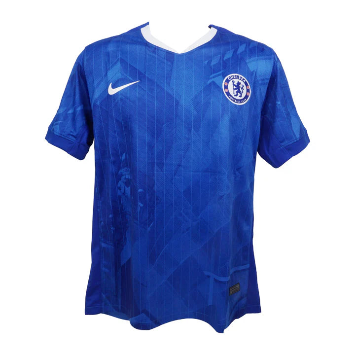 Framed Alejandro Garnacho Signed Chelsea FC Home Soccer Jersey #49 with Beckett COA