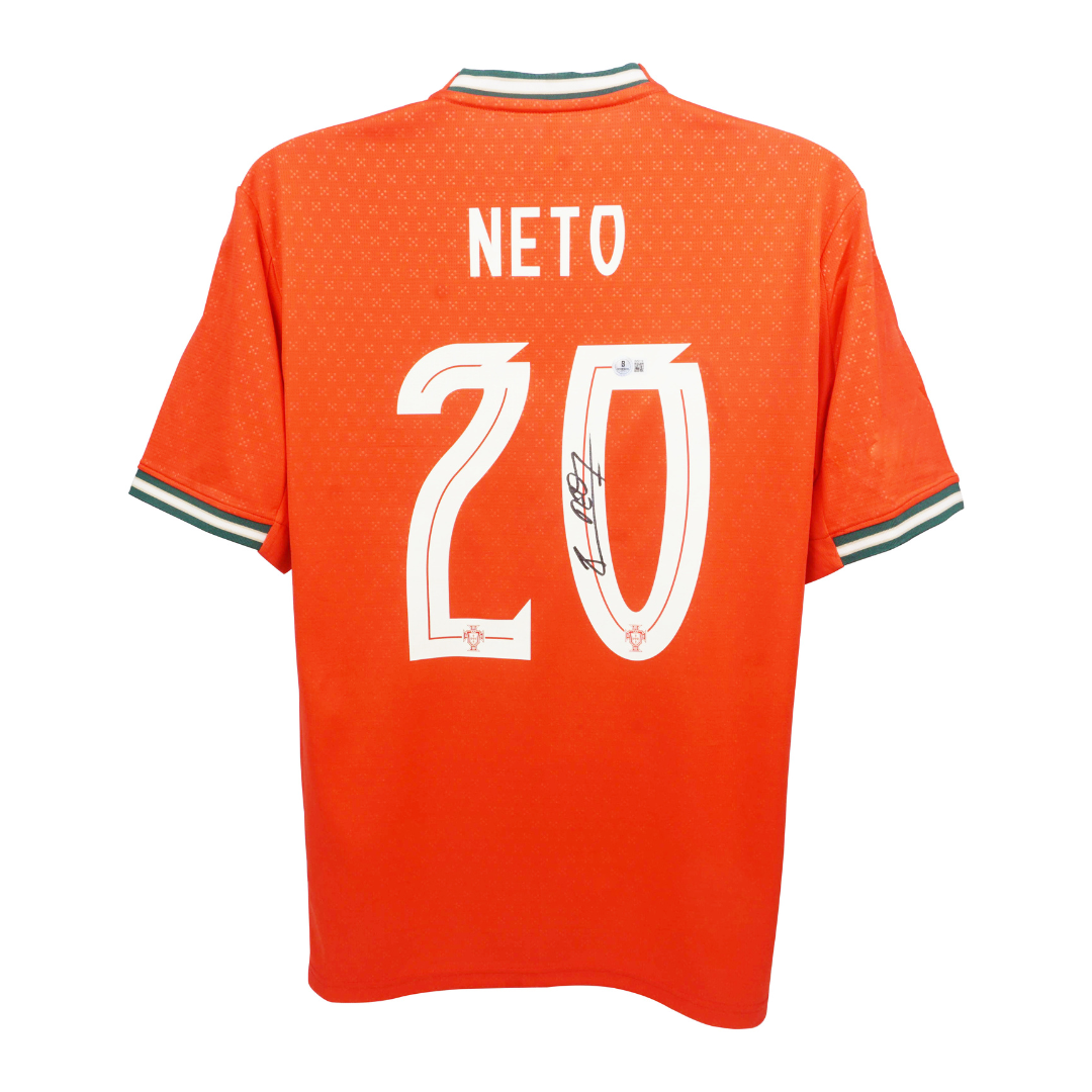 Pedro Neto Signed Portugal FC Home Soccer Jersey #20 with Beckett COA