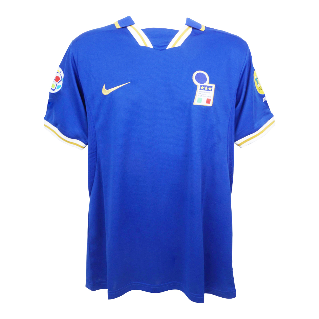 Paolo Maldini Signed Italy Home Soccer Jersey #3 with Beckett COA