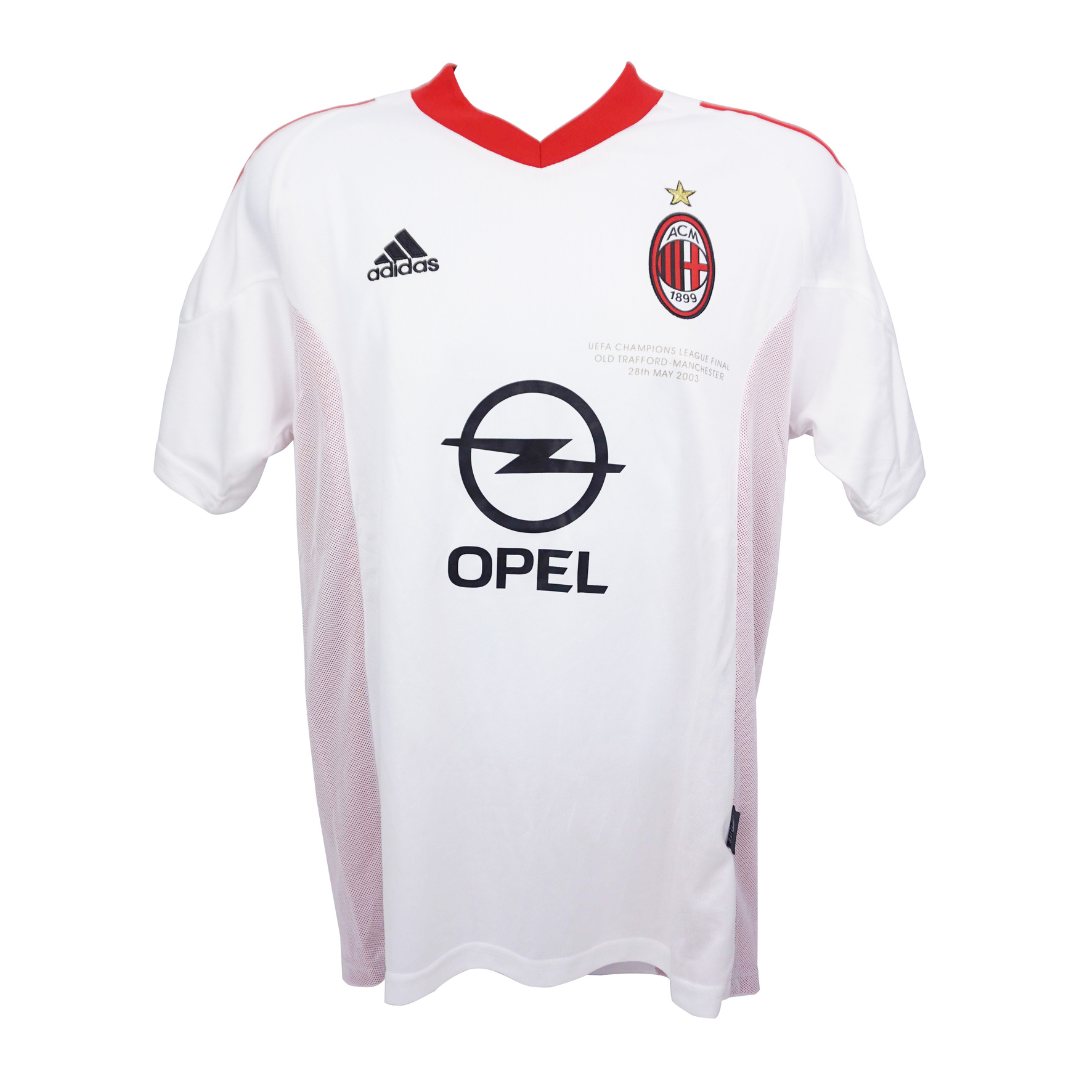 Alessandro Nesta Signed AC Milan Soccer Jersey #13 with Beckett Witness