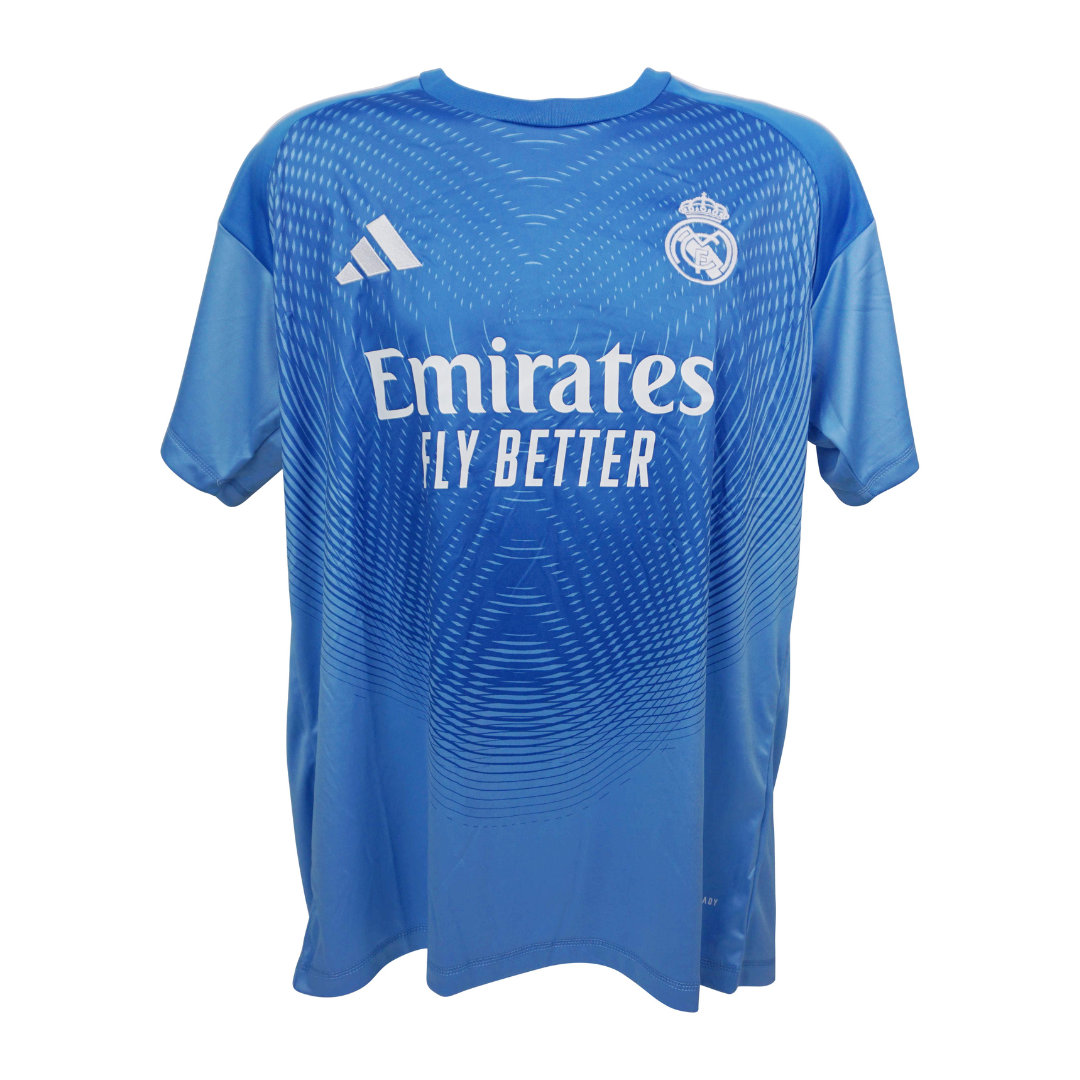 Thibaut Courtois Signed Real Madrid Soccer Jersey #1 with Beckett Witness