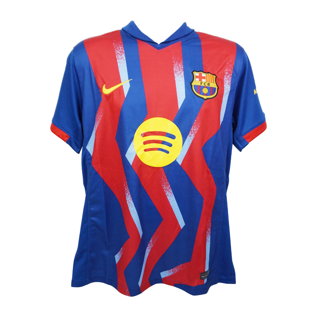 Robert Lewandowski Signed FC Barcelona Home Soccer Jersey #9 with Beckett COA