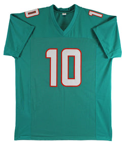Tyreek Hill Signed Teal Pro Style Football Jersey with Beckett Witness