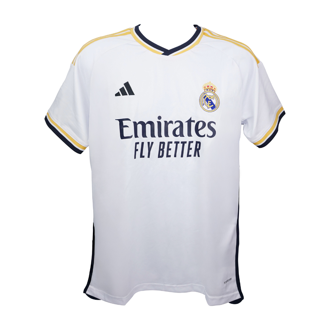 Eduardo Camavinga Signed Real Madrid Soccer Jersey #12 with Beckett Witness