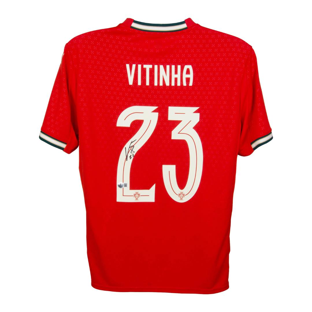 Vitinha Signed Portugal FC Home Soccer Jersey #23 with Beckett Witness