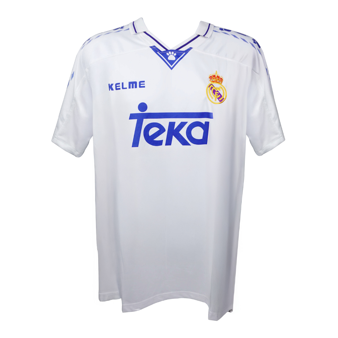 Guti Hernandez Signed Real Madrid FC Home Soccer Jersey #23 with Beckett Witness