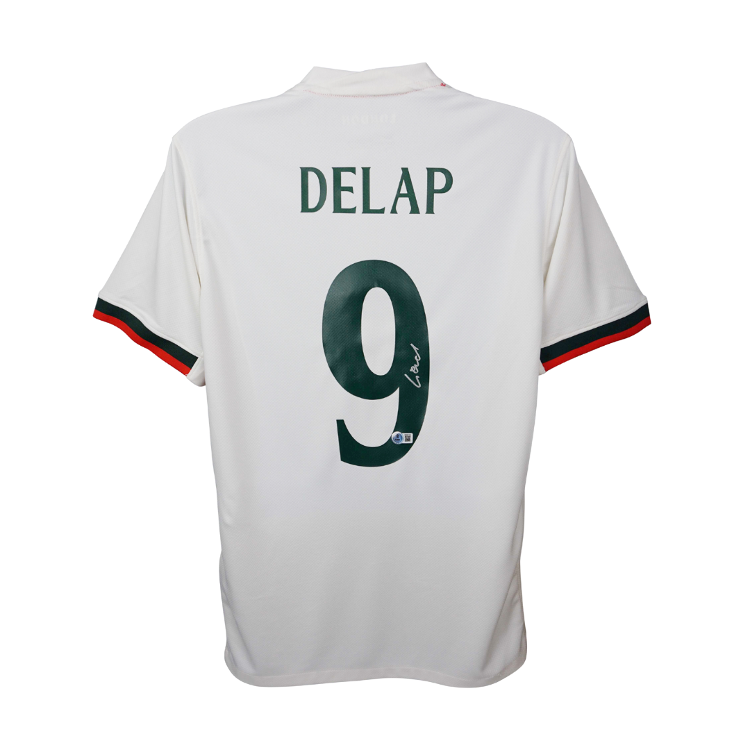 Liam Delap Signed Chelsea FC Away Soccer Jersey #9 with Beckett Witness