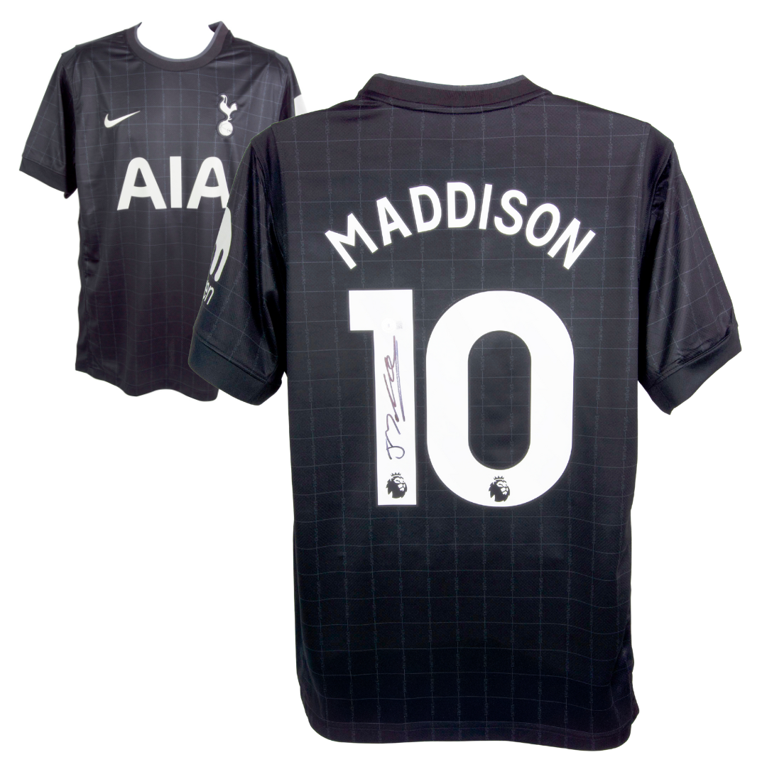 James Maddison Signed Tottenham Hotspur Soccer Jersey #10 with Beckett COA