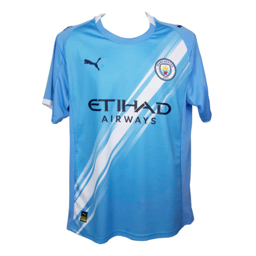 Phil Foden Signed Manchester City Soccer Jersey #47 with Beckett COA