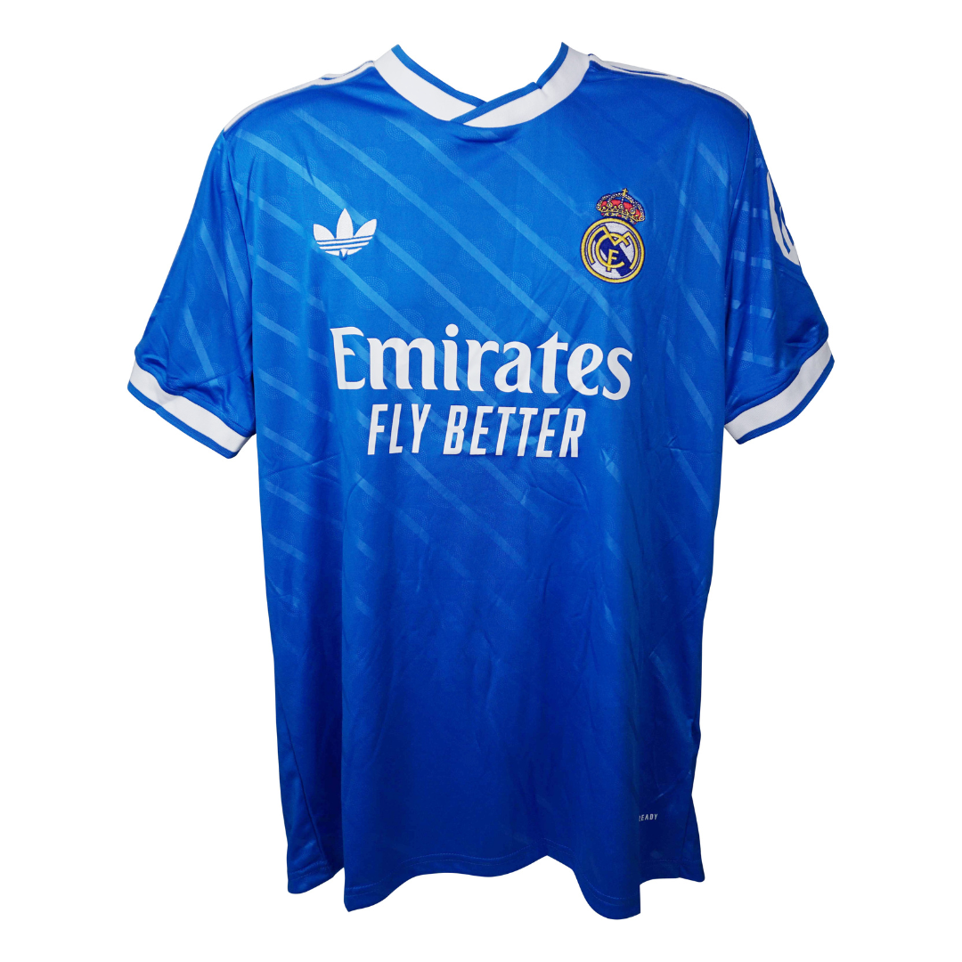 Eder Militao Signed Real Madrid Away Soccer Jersey #3 with Beckett Witness