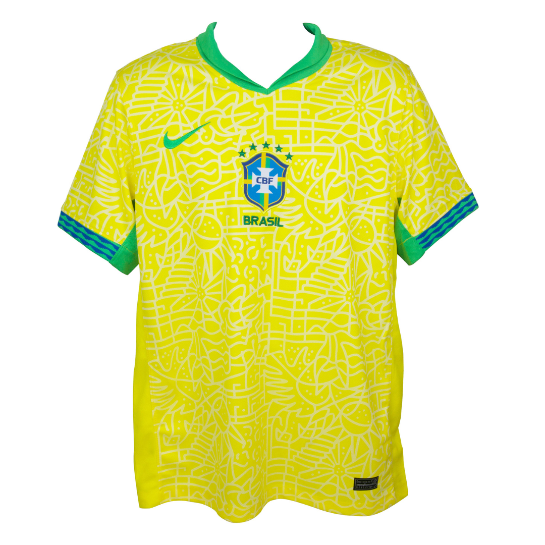 Savinho Signed Brazil FC Home Soccer Jersey #20 with Beckett COA