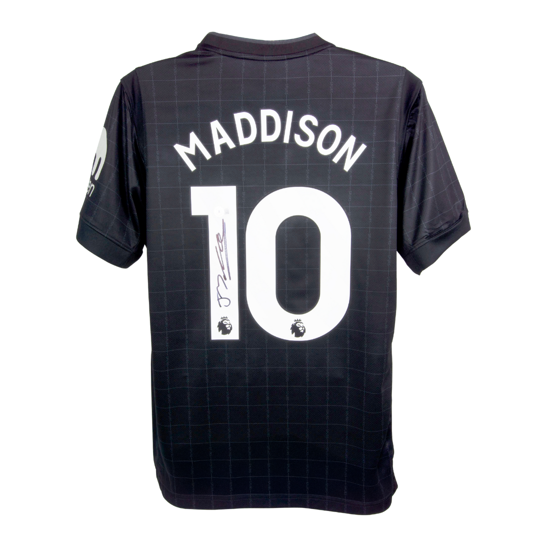 James Maddison Signed Tottenham Hotspur Soccer Jersey #10 with Beckett COA