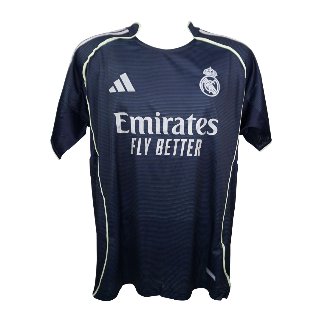 Eduardo Camavinga Signed Real Madrid Away Soccer Jersey #6 with Beckett Witness