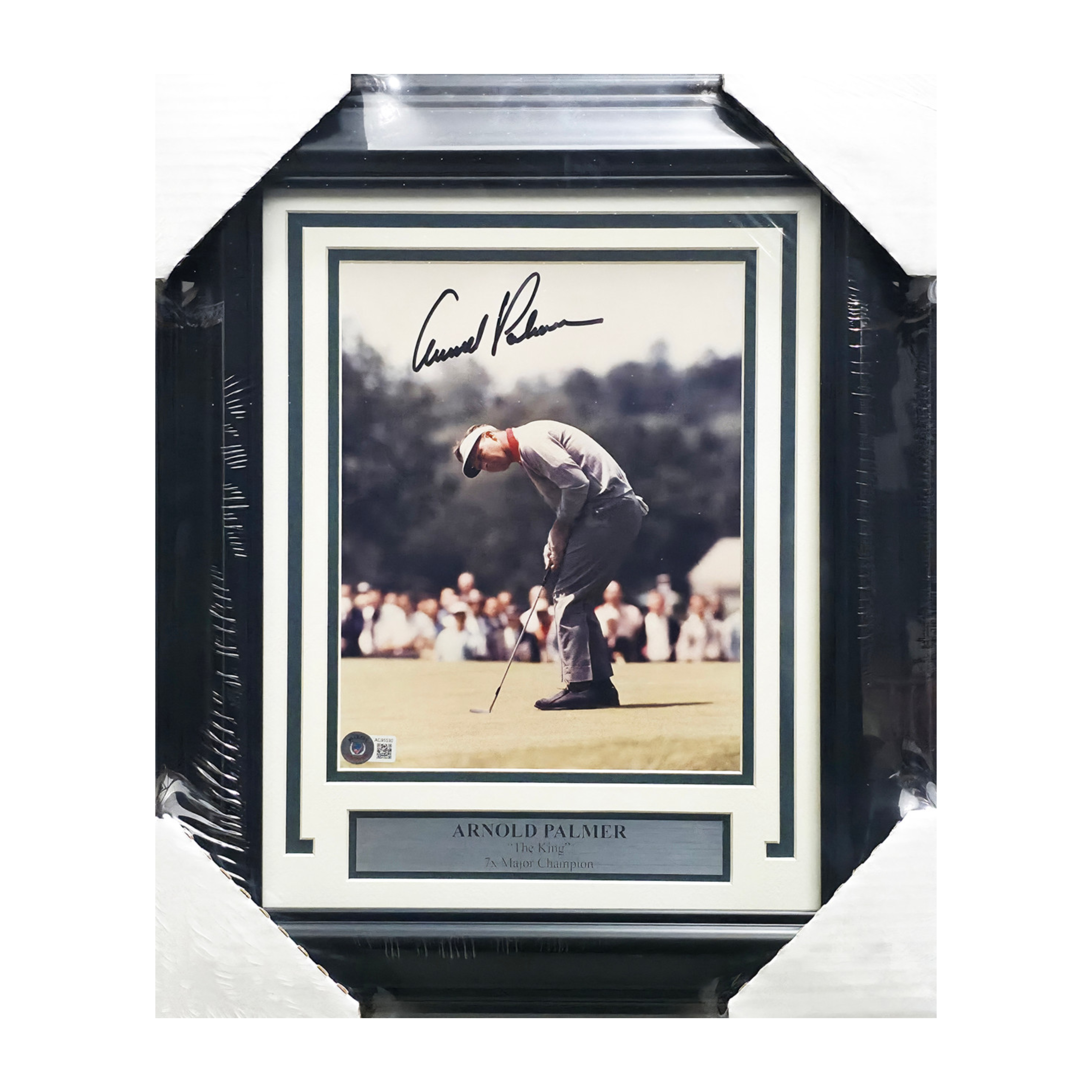 Arnold Palmer Autographed Framed 8x10 Photo Beckett BAS