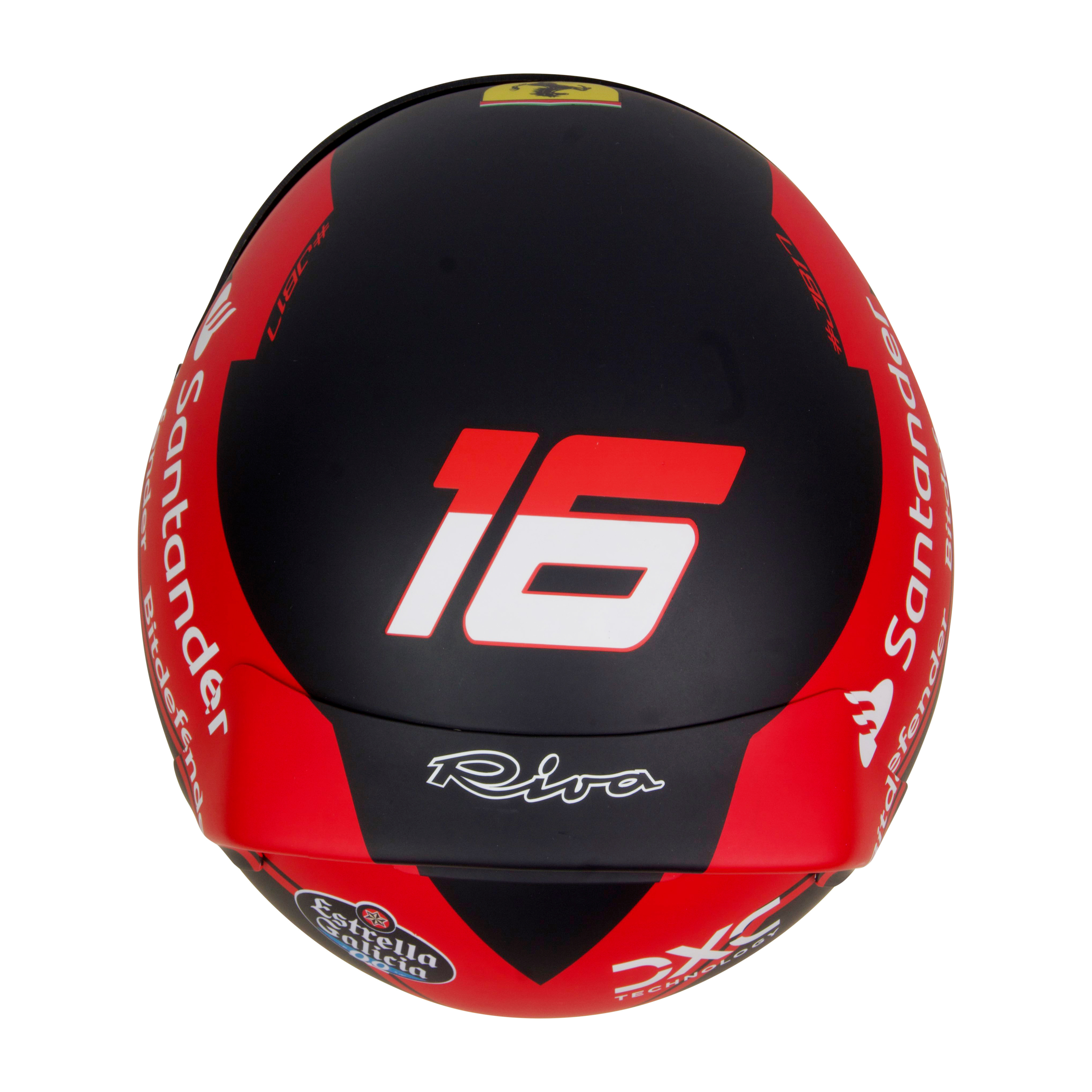 Charles Leclerc Signed Formula 1 Ferrari Helmet Full Size with Beckett COA