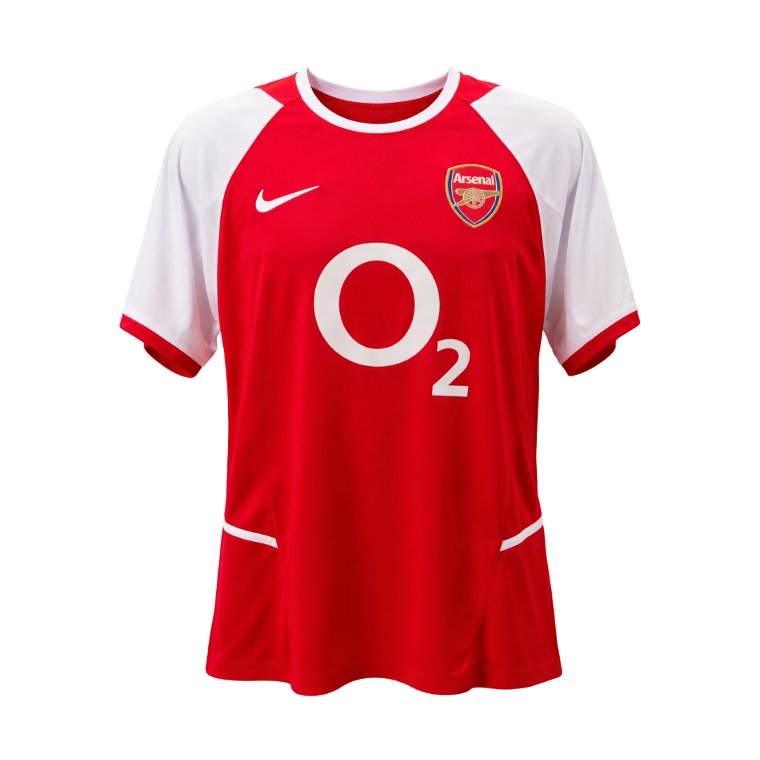 Framed Thierry Henry Signed Arsenal Home Soccer Jersey #14 with Beckett COA