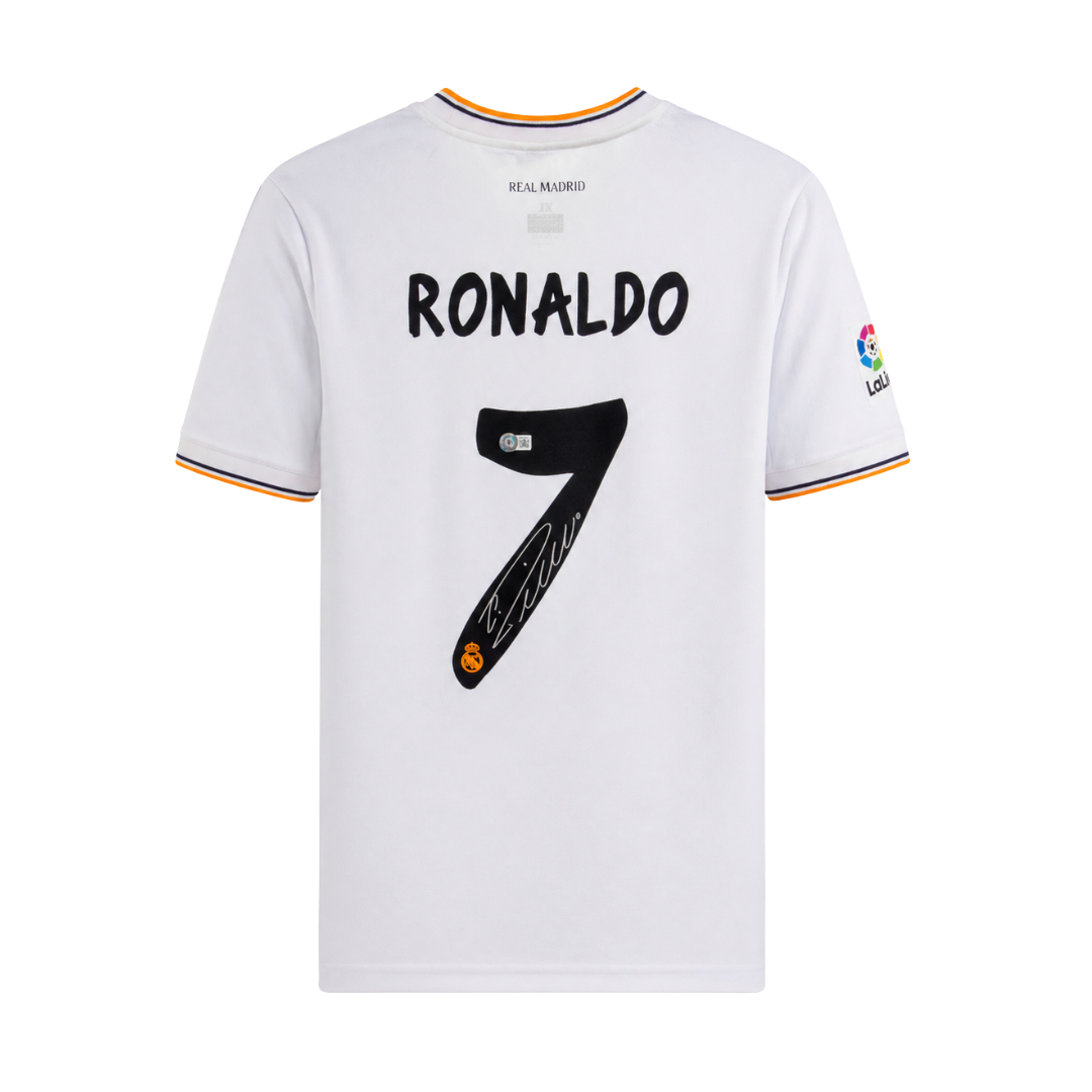 Cristiano Ronaldo Signed Real Madrid Soccer Jersey #7 with Beckett COA
