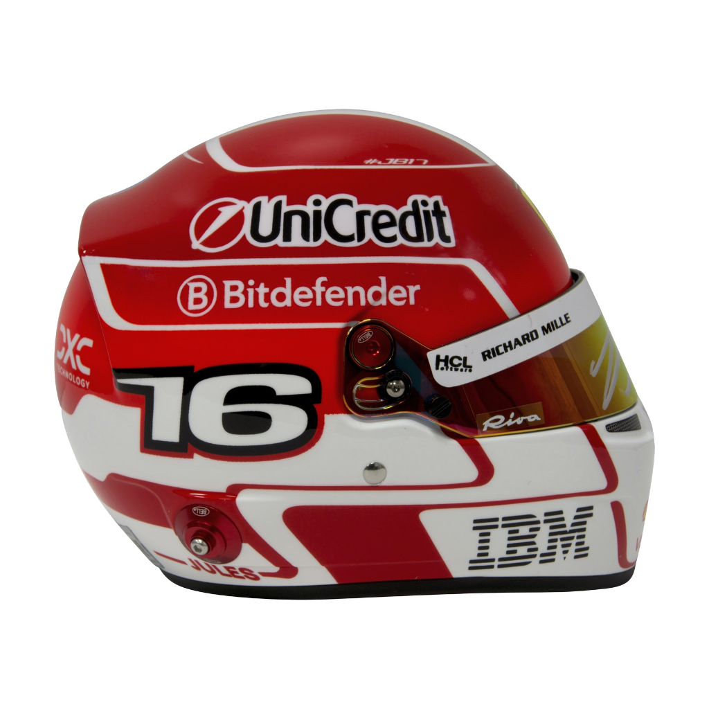 Charles Leclerc Signed F1 Ferrari 2025 Helmet 1:2 Scale with Beckett Witness