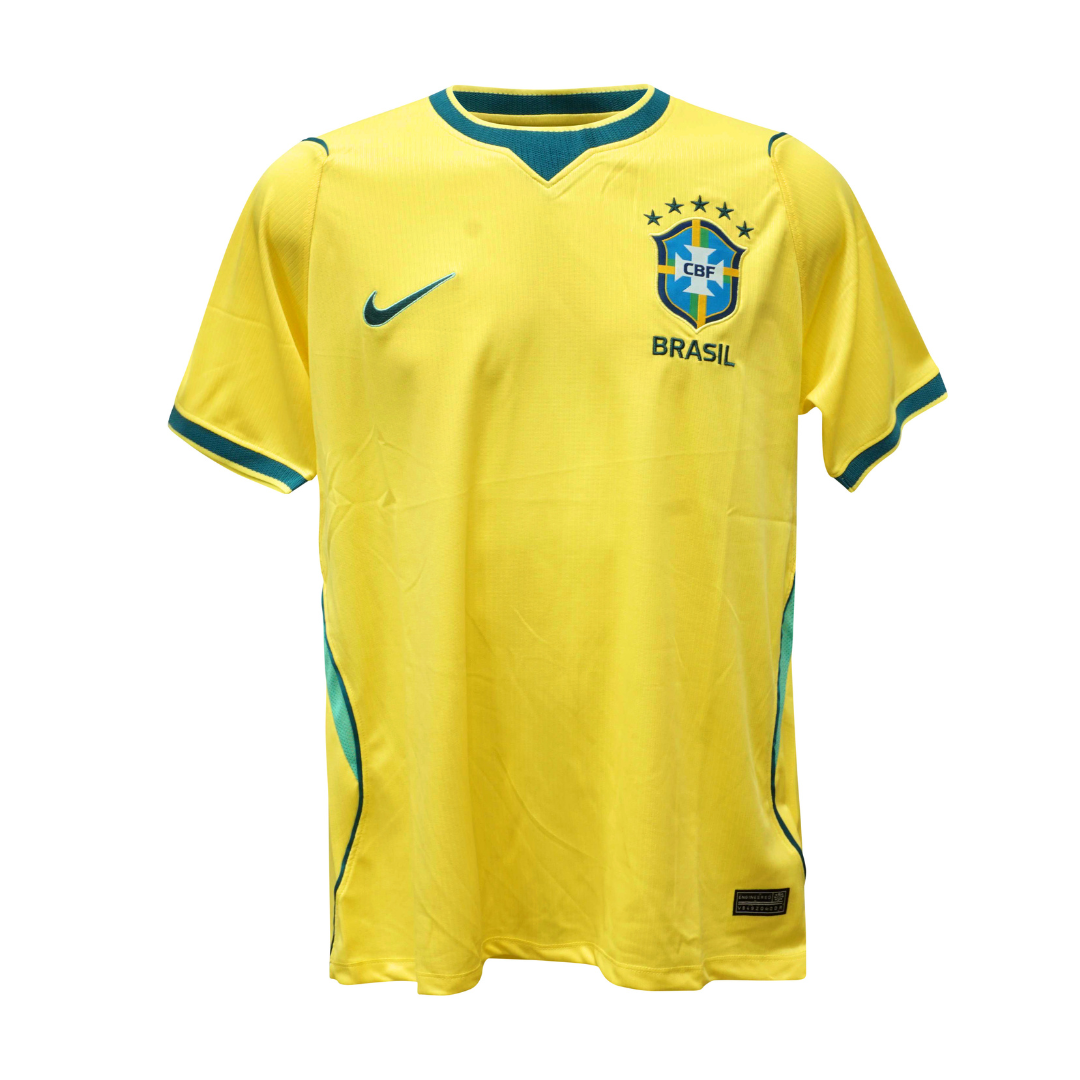 Framed Gabriel Signed Brazil FC Soccer Jersey #3 with Beckett COA