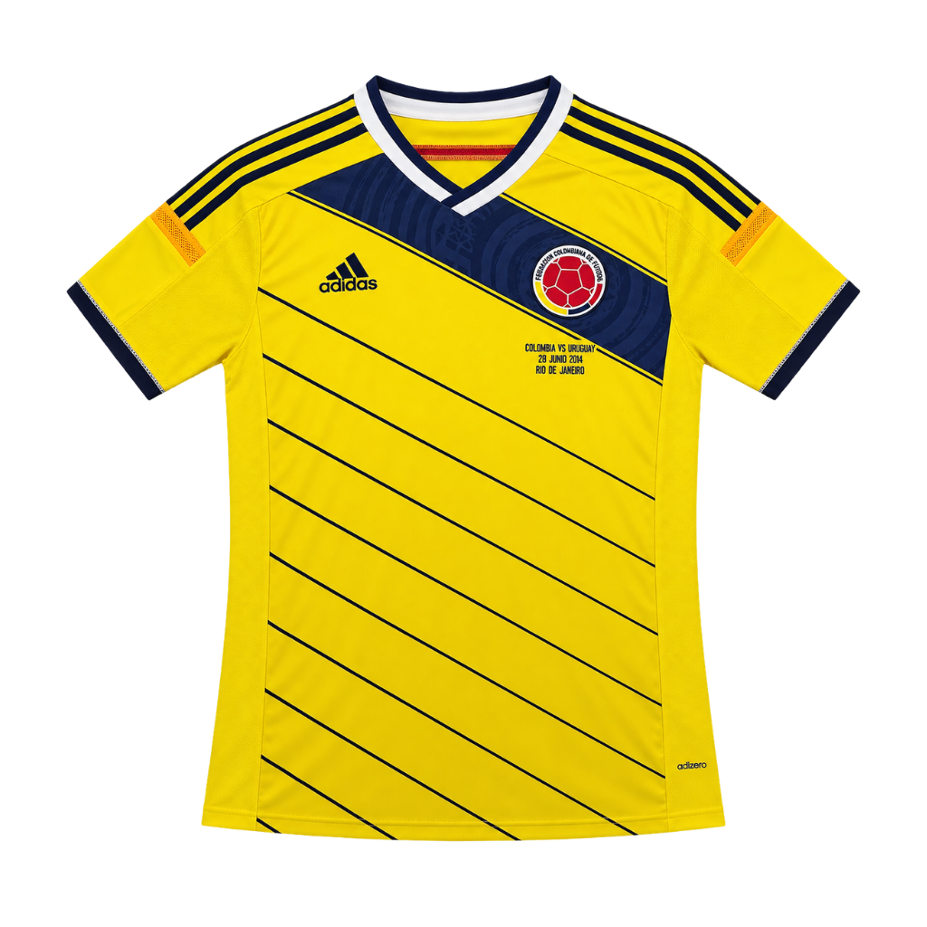 Framed James Rodriguez Signed Colombia Soccer Jersey #10 with Beckett Witness
