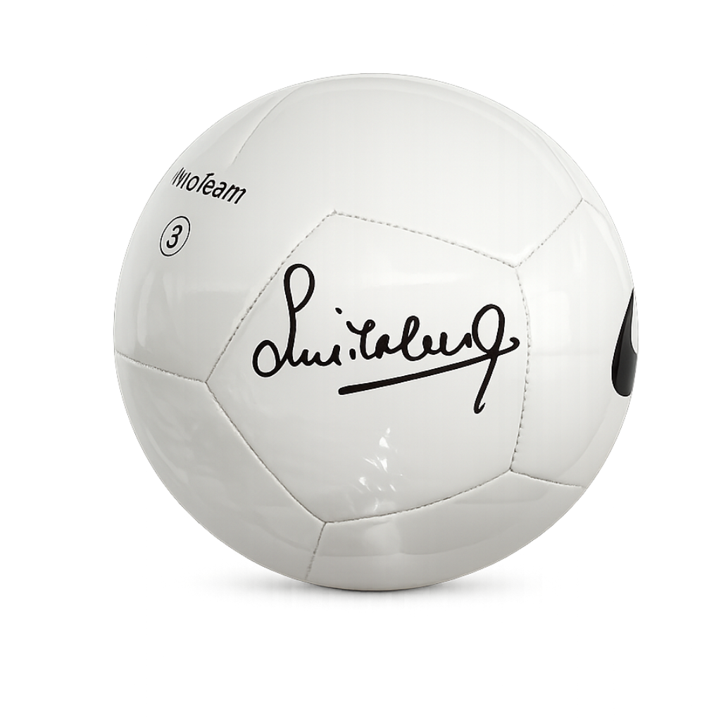 Steve McManaman Signed Nike Soccer Ball with Beckett COA