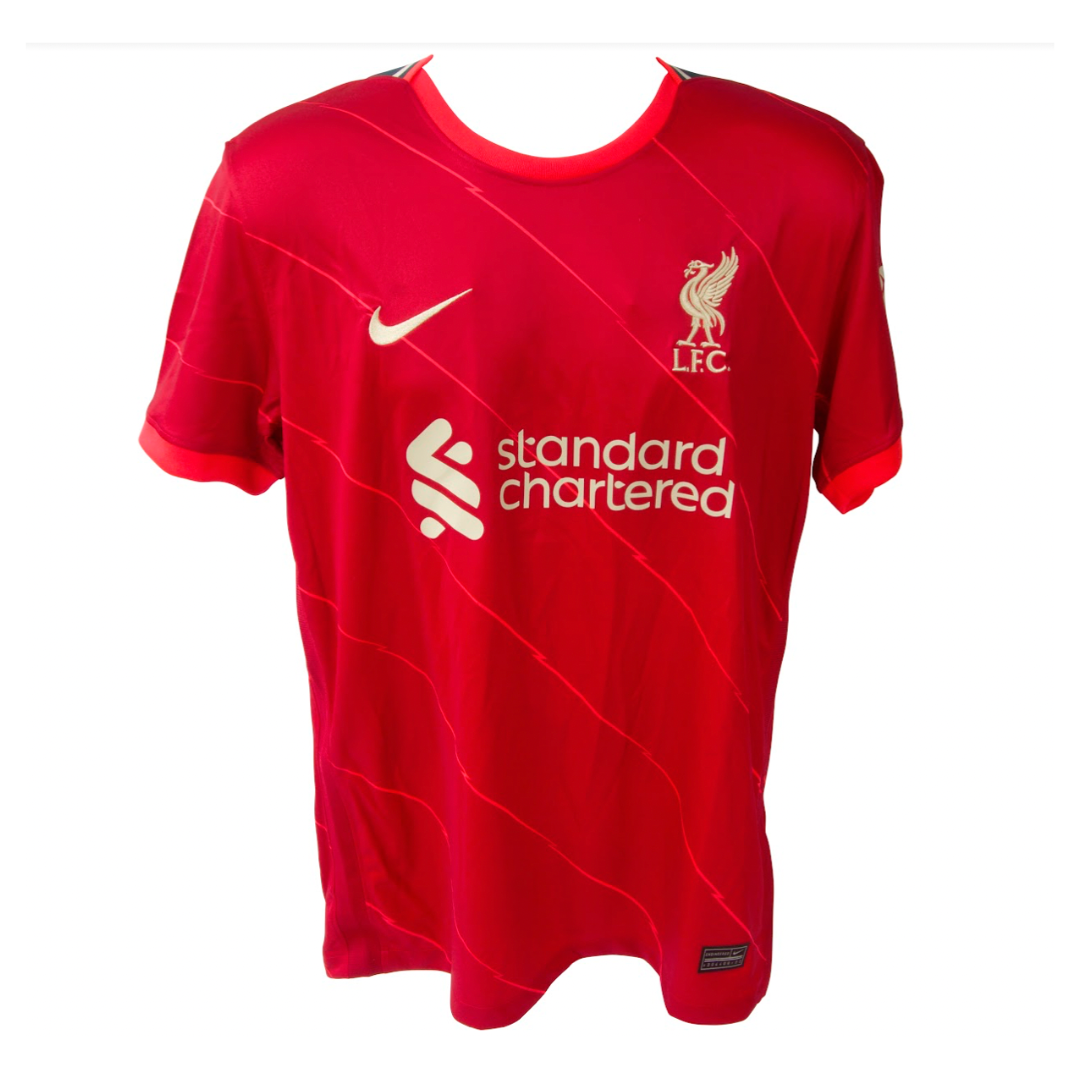 Diogo Jota Signed Liverpool FC 2021-22 Home Soccer Jersey #20 with Beckett COA