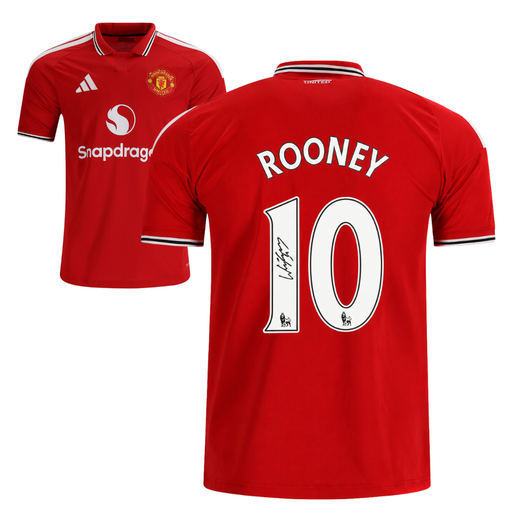 Wayne Rooney Signed 2026-27 Manchester United Home Jersey #10 with Beckett COA