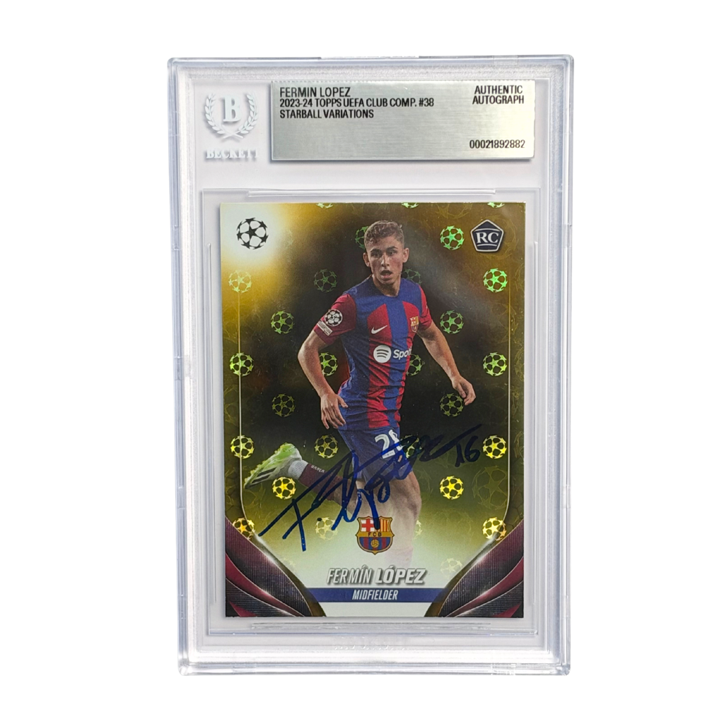 Fermin Lopez Signed 2023-24 Topps UCC Starball Variations #38 - BGS Authentic