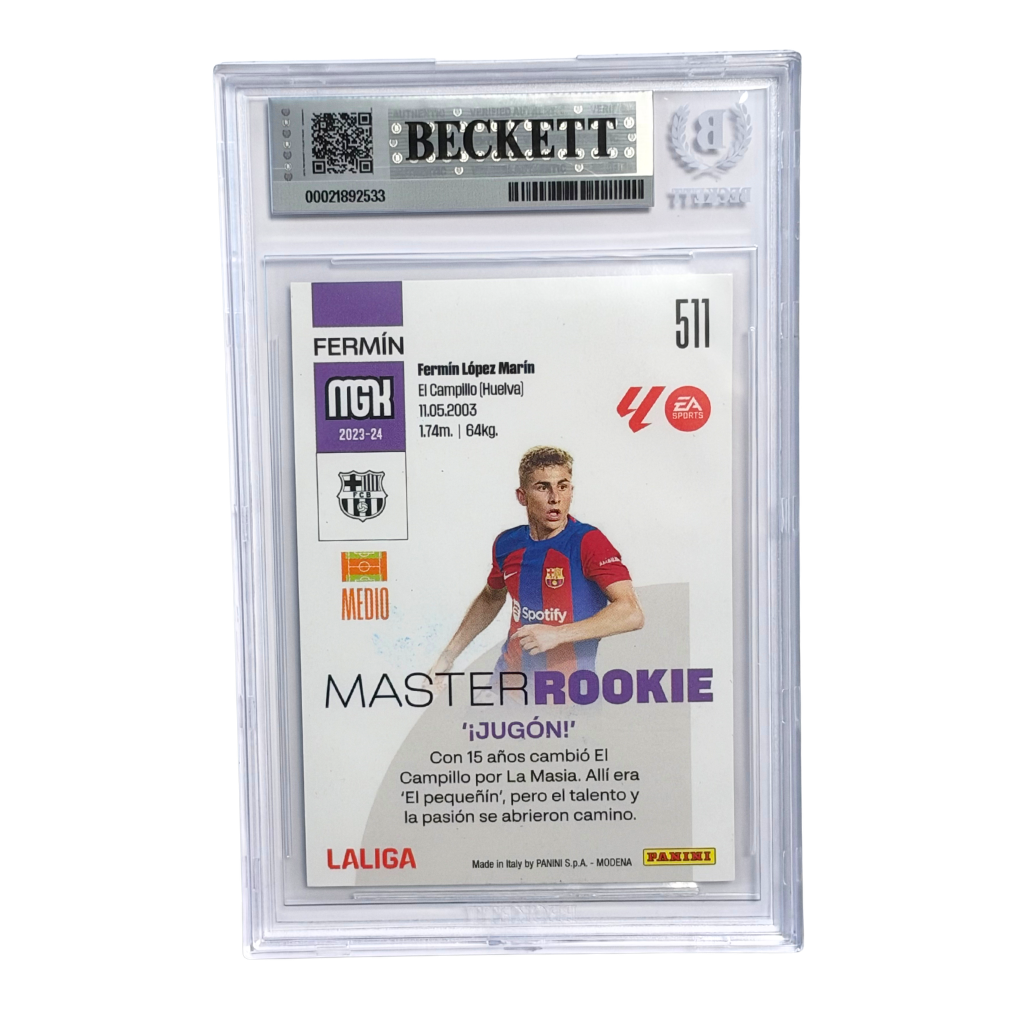 Fermin Lopez Signed 2023-24 Panini Megacracks Master Rookie #511 - BGS Authentic